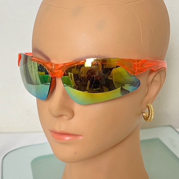 Foster Grant Accessories - Foster Grant NS0917 Jose ORG MRF FMR Mirror Sporty Sunglasses. Orange